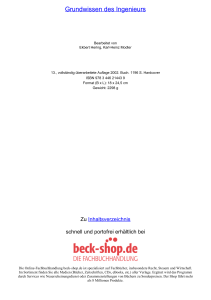 Grundwissen des Ingenieurs - ReadingSample - Beck-Shop