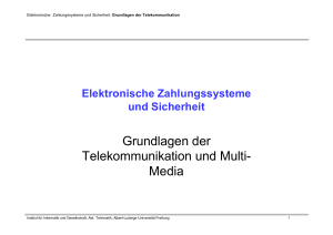 Grundlagen der Telekommunikation und Multi