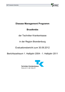 Evaluationsbericht zum 30.09.2012