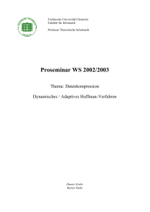 Proseminar WS 2002/2003