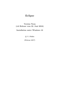 Eclipse - Benutzer-Homepage-Server der TH Mittelhessen