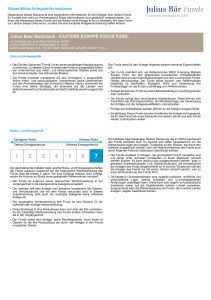 Key Investor Information