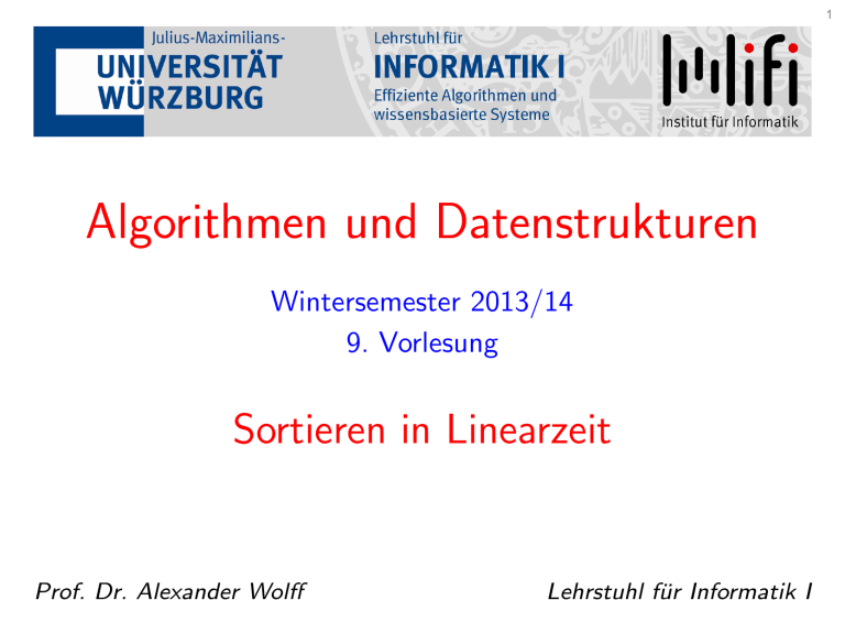 Algorithmen Und Datenstrukturen