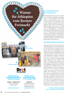 Wasser für Äthiopien vom Bremer Freimarkt