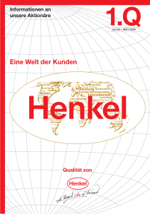 Henkel - Informationen an unsere Aktionäre: 1.Q 2008