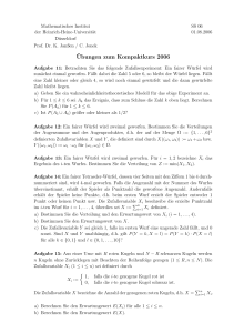Übungsblatt 2 - Mathematik - Heinrich-Heine