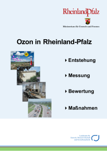Maßnahmen Ozon in Rheinland-Pfalz