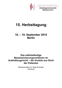 15. Herbsttagung