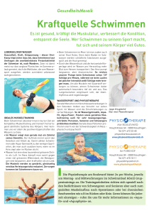 Kraftquelle Schwimmen - Physiotherapie im Parkhof | Kreuzlingen