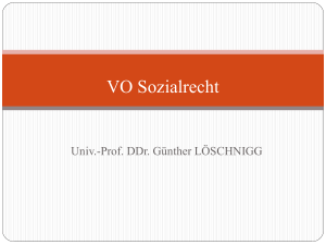 VO Sozialrecht