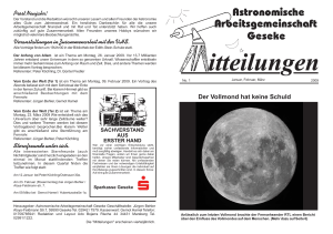 itteilungen - Astronomie