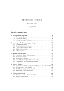 Theoretische Mechanik