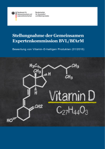 Stellungnahme zur Bewertung von Vitamin-D