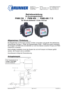 PWM 230 und 400 - Brunner