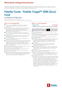Fidelity Funds - Fidelity Target™ 2030 (Euro) Fund