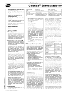 Gelonida Schmerztabletten - SRZ