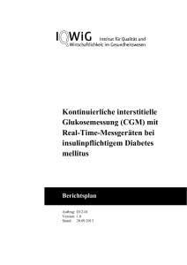 (CGM) mit Real-Time-Messgeräten