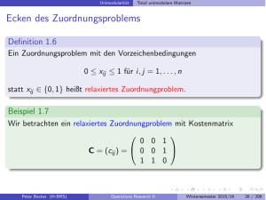 Total unimodulare Matrizen, Inzidenzmatrix