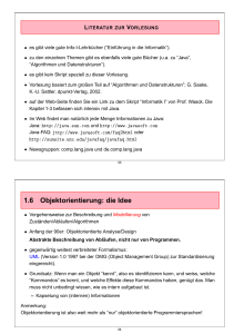 1.6 Objektorientierung: die Idee