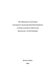 Kirsten Zeitler 2001 - Elektronische Hochschulschriften der LMU