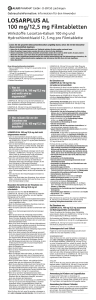 LOSARPLUS AL 100 mg/12,5 mg Filmtabletten - medikamente