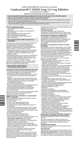 Candesartan/HCT STADA® 8 mg/12,5 mg Tabletten