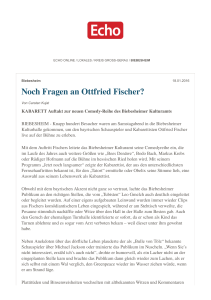 Noch Fragen an Ottfried Fischer?