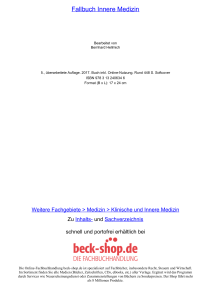 Fallbuch Innere Medizin - ReadingSample - Beck-Shop