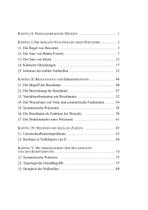 SEMIALGEBRAISCHE MENGEN .......................... 1 §1