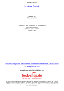 Induktive Statistik - Beck-Shop