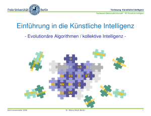 Einführung in die Künstliche Int ng in die Künstliche Intelligenz