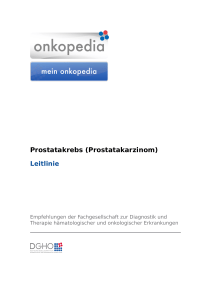 Prostatakrebs (Prostatakarzinom)