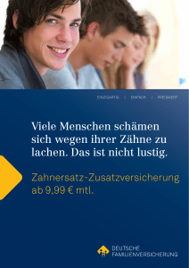 Viele Menschen schämen sich wegen ihrer Zähne zu lachen. Das ist