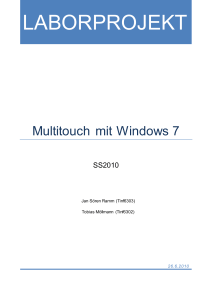 Multitouch mit Windows 7