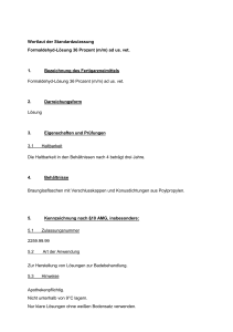 Formaldehyd-Lösung 36 Prozent (m/m) ad us. vet. (pdf, 13 KB, nicht