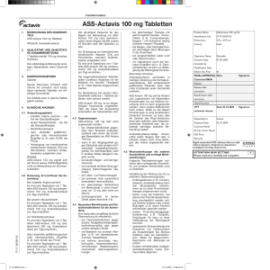 ASS-Actavis 100 mg Tabletten