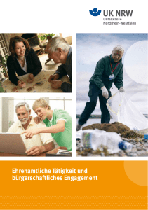 Ehrenamtliche Tätigkeit und bürgerschaftliches Engagement