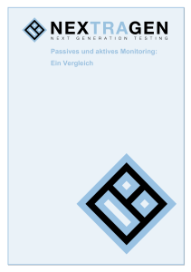 Aktives und Passives Monitoring