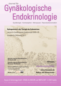 Dydrogesteron in der Therapie der Endometriose