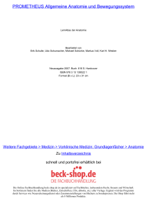 PROMETHEUS Allgemeine Anatomie und - Beck-Shop
