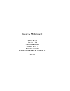 Diskrete Mathematik - Universität Bielefeld