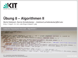 Übung 8 – Algorithmen II - KIT – ITI Algorithmik II