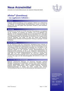 Afinitor® (Everolimus) - Arzneimittelkommission der deutschen