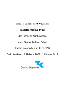 Evaluationsbericht zum 30.09.2013