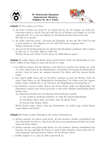 49. Mathematik-Olympiade Regionalrunde