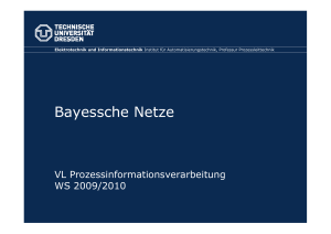 Bayessche Netze - Fakultät Elektrotechnik und Informationstechnik
