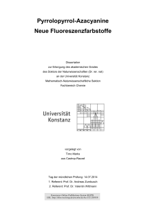 Pyrrolopyrrol-Azacyanine : Neue Fluoreszenzfarbstoffe