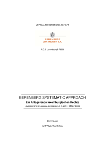 berenberg systematic approach