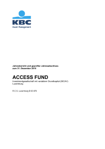 access fund - Bremer Kreditbank AG