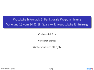 Praktische Informatik 3 (WS 2016/17) - informatik.uni